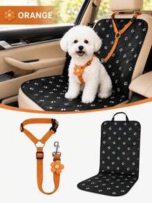 1pc Adjustable Pet Car Safety Tether, Vehicle Restraint Strap With Headrest Fixing Belt And Metal Clip, Suitable For Dogs, Cats And Small Pets, Ideal For Daily Commute, Walking, Training And Outdoor Use, Multi-Color Pet Car Accessories, Suitable For Rear Seat Travel And Camping - Multicolor - View 23