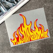 Flame Motorcycle Stickers, Waterproof Vinyl Decals Suitable For Bicycles, Cars, Helmets, Fuel Tanks - Decorative Stickers - View 15