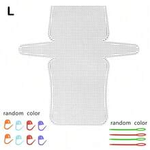 DIY Crochet Bag Kit With Plastic Mesh Canvas Sheets And Ribbon Set, Suitable For DIY Handmade Shoulder Bag, Includes Crochet Tools - Multiple Attributes - View 6