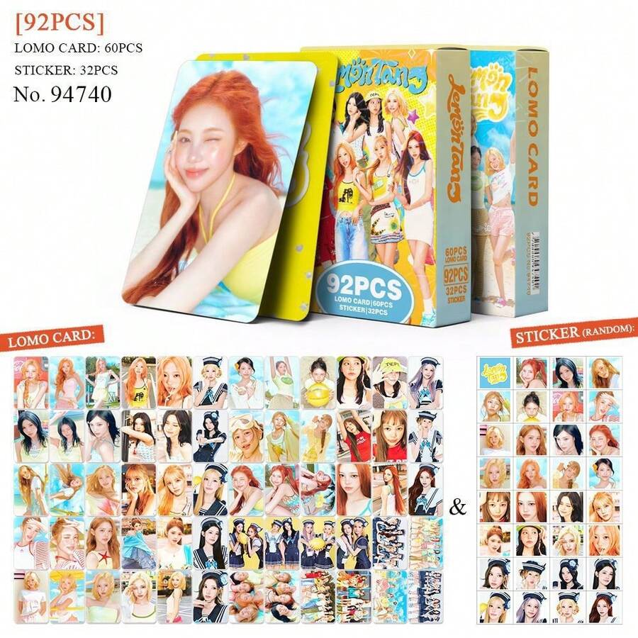 92張 Hearts2Hearts Comeback LemonTa 明星周邊 LOMO 相片卡
