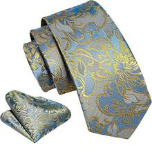 Men's Tie Set Classic Fashion Business Party Tie Set - Multicolor - View 2