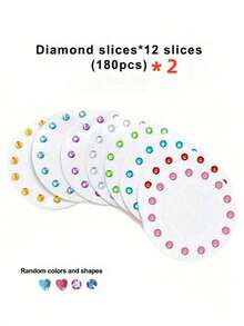 Shiny Hair Styling Set, Includes Rhinestones, Charm Series Hair Accessories, Designed For Girls, Comes With Styling Tools And 75 Rhinestones-Attach, Click, Shine! Hair, Fashion, Everything Is Possible! - Multicolor - View 19