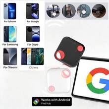 RSH Rechargeable Smart Tag, Compatible With Android Find Hub App (Android Only), Wireless Smart Tracker, Global Positioning Anti-Loss Device, Key Finder, Suitable For Keys, Bags, Wallets, Luggage, Pets, Privacy Protection And Multi-User Sharing - Multicolor - View 5