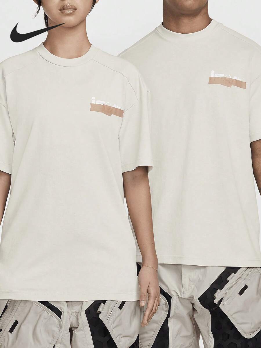 Nike Genuine Unisex Printed Crew Neck Short Sleeve T-Shirt FV4894-072 - FV4894-072 - View 1