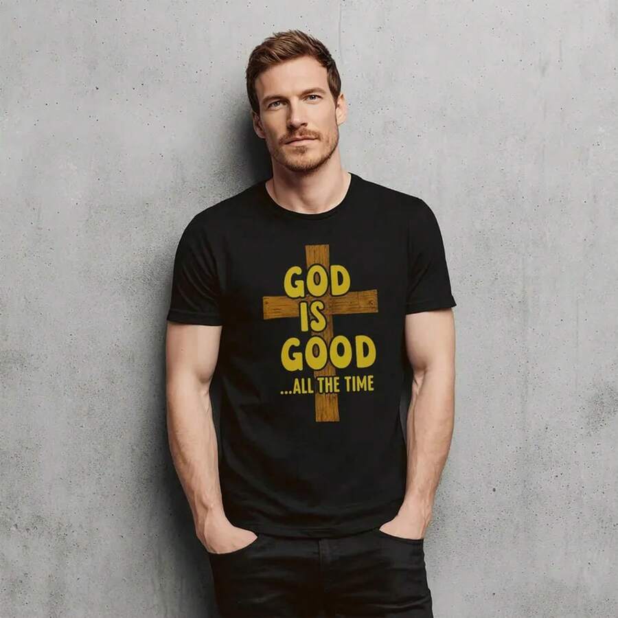 Men T-Shirts - 黑色 - 查看 1