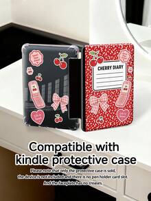 1件裝 牛奶花紋平板/筆記本保護殼，相容 iPad 10代、10.2/Mini6/Mini7/9.7 吋、Galaxy Tab A9 Plus、Kindle (11代-2024) (6 吋)、Kindle Paperwhite 12代 2024，時尚簡約設計，節日禮物 - 彩色 - 查看 10