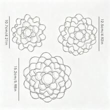 Flower Frog Stainless Steel Wire Floral Arrangement Tool Flower Cap Decorator Reusable Floral Grid Support (Silver, 4.5, 6 Cm) - 1PC - View 9
