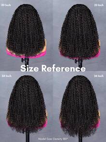 ISEE HAIR Wear Go Glueless Curly Wig, With Drawstring, Transparent 9*6 Lace Front, 180% Density, 8-14 Inch Bob/16-28 Inch, Natural Color, Pre-Cut Lace, Pre-Plucked Hairline, Bleached Knots, Human Hair, For Women Daily Wear - SNatural - View 5