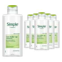 Simple Kind To Skin Eye Make-Up Remover 6x125ml - Green - View 11