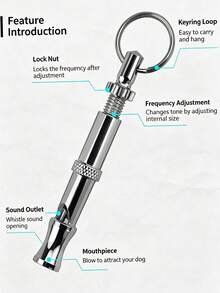 Adjustable Ultrasonic Dog Training Whistle Pet Obedience Training Accessory - Multicolor - View 7