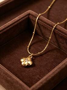 Summer Fashion Four-Leaf Clover Pendant Necklace, Multi-Functional Daily Versatile Women's Necklace, Perfect For Holiday Party, Wedding Season, Anniversary Jewelry Gift - Four-leaf Clover Pendant Necklace - View 5