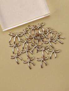 15pcs Jewelry DIY Making Materials Suitable For Necklace Pendant, Bracelet Charm Accessories, Daily DIY Bag Pendant - Bow Charm - View 6