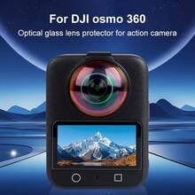 For Osmo 360 PULUZ Optical Tempered Glass Cover Protective Lens Guard (Black) - View 2