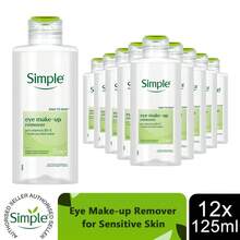 Simple Kind To Skin Eye Make-Up Remover 12x125ml - Green - View 1