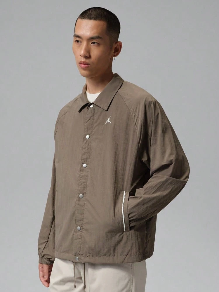 Jordan Men's AS BRK LTWT GFX SHELL JKT Woven Hoodless Jacket II5319-040 - Khaki - View 1