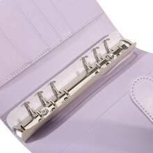 A6 Colorful Budget Binder, 6-Ring, 8 Zipper Envelopes, 2 Stickers, All-In-One Notebook Wallet, Cash Management Storage Organizer - A - View 7