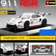 Bburago 1:43 Scale White Porsche 911 RSR Precision Crafted Alloy Racing Car Model, Suitable For Display And Gifting - Multicolor - View 10
