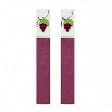 Thick Double-Sided Printed Fridge Handle Covers,Anti-Slip Oil-Proof Kitchen Appliance Handle Protectors,Tain Resistant,Cute Simple Decor For Refrigerator Dishwasher Oven Microwave,Soft Hand Grips, Perfect Mother's Day&Graduation Gifts,Trave Must-Have - Multicolor - View 9