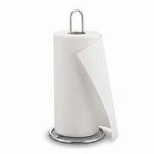 KIWI Grey Metal Kitchen Roll Holder 32cm, Vertical Paper Roll Stand With Stable Anti-Tip Circular Base, Countertop Dispenser For Kitchen And Home, Easy To Clean - 灰色上衣 - 查看 7