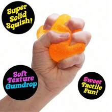 Mainan Pereda Stres Super Lembut, Permen Buah Gummy, Mainan Sensorik Remas, Maltosa Squishy, Mainan Kecil Portabel, Kotak Hadiah - permen - View 6
