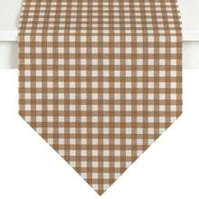 1pc,Crafted Table Runner,Modern Minimalist Plaid Triangular Table Runner,Pointed Irregular Table Runner,Microwave Oven Protective Cover,Pointed Irregular Tablecloth,Suitable For Dining Table,Coffee Table,Home Decor,Durable Kitchen And Dining Room Decoration,Dining Table Decor,Entryway Decor - Camel - View 9