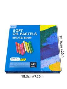 Silky Rich Color Oil Pastel Sticks, High Pigment, Easy Layering, Hand-Drawn Doodle Painting Set - New Colorful Oil Pastels - View 3