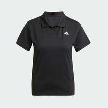 Adidas Tennis Climacool Club Series Minimalist Versatile Short-Sleeve Polo Shirt Women's - Black - View 5
