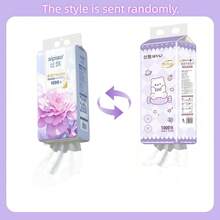 1000 Sheets Hanging Facial Tissues, Wall-Mounted Toilet Paper Napkins, Wet-Resistant Toilet Paper - Multicolor - View 9