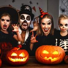 4sets 8pcs Vampire Teeth With Adhesive Fake Teeth Halloween Party Props Fangs, Makeup Props (13mm, 15mm, 17mm, 19mm.) - Multicolor - View 3