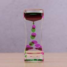 4pcs Dynamic Dual-Color Liquid Oil Timer, Stress Relief Acrylic Creative Gift Decor, Holiday Party Decoration - Multicolor - View 6