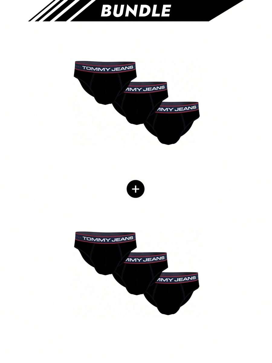[Bundle] Tommy Hilfiger 3 Packs Men's Briefs X 2 - Black+Black - View 1
