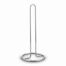 KIWI Grey Metal Kitchen Roll Holder 32cm, Vertical Paper Roll Stand With Stable Anti-Tip Circular Base, Countertop Dispenser For Kitchen And Home, Easy To Clean - 灰色上衣 - 查看 3