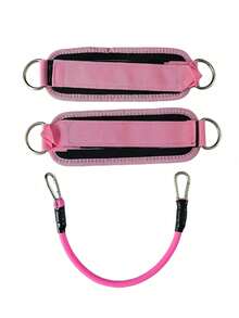 3pcs Ankle Strap Resistance Band Set Fitness Workout Equipment Ankle Weights Yoga Elastic Fitness Band Unisex - Multicolor - View 6