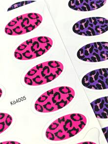 4pcs Animal Pattern Eyeshadow Tattoo Sticker Set, Waterproof Eyeshadow Fake Tattoo, Self-Adhesive Face & Body Decoration Stickers, Suitable For Festivals, EDM Festivals, Halloween And Cosplay - Multicolor - View 8