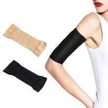 1 Paar schlanke Armstulpen - Sauna-Schweißbänder für verbesserte Trainingsergebnisse, leichte langärmelige Armstulpen, Ellbogenstulpen für Training, Fitness, Sport, Yoga Zubehör, Sportzubehör, Fitnesszubehör - Verschiedenfarbig - Übersicht 9