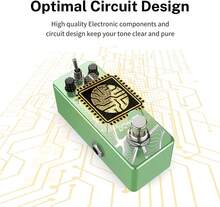 Donner Wave Delay Pedal For Electric Guitar, Digital &Amp; Analog Warm Delay 2 Modes Guitar Effect Pedal For Pedalboards True Bypass - ColorF - View 4