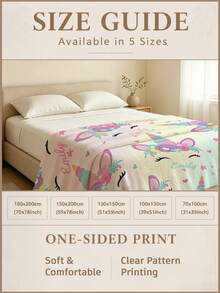 1pc Customized Photo Blanket, Personalized Bed Blanket, Can Print Name, Personalized Blanket, Cute Blanket, Comfortable Blanket, Home Gift, Birthday Gift, Christmas Gift, Personalized Gift, Gift For Son/Daughter, Gift For Friend - Style 1 - View 5