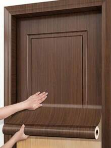 OBOVAY Wood Grain Self-Adhesive Wall Sticker, Furniture Refurbishment Contact Paper, Suitable For Wall, Wardrobe And Tabletop Decoration, Waterproof, Moisture-Proof, Oil-Proof, Vintage Style, Home Decor, Room Accessories, College Dorm Decor - Multiple Styles - View 3
