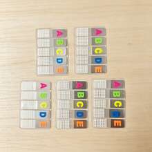 5pcs Colorful Fluorescent Index Tabs Cartoon Animal Letter Number Page Divider PET Writable Sticky Notes Notebook Classification Labels Bookmark Indicator Stickers Student Stationery Back To School Essentials - one-size - View 12
