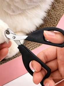 1PC Random Color Stainless Steel Pet Nail Clipper With Tail, Cat And Dog Nail Trimmer Set, Cat And Dog Grooming Nail Clipper - View 3