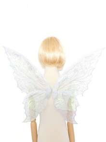 1pc Four-Leaf Gold Foil Butterfly Wings Prop Suitable For All Kinds Of Holiday Dress Up Party Bar Cosplay Halloween Wings - Multicolor - View 4