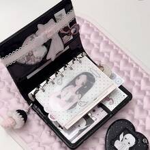 Original Polka Dot Heart Window Replaceable Inner Core Planner Cover - Heart Window Combination, (Cover Only) Cute Style, Diary Cover, Loose-Leaf Book, Replaceable Inner Core With Ring Binding, Convenient For Personalized Planning And Notes - Multicolor - View 3