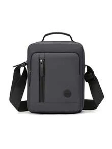 1pc Solid Color Nylon Fabric Zipper Closure Multi-Layered Small Bag, Fashion Casual Backpack, Handheld, Shoulder Strap, Suitable For Daily Use, Work, Business, Spring, Summer, Autumn ,City Bag - Multicolor - View 16