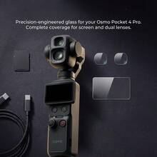 3pcs/Pack High Definition Tempered Glass Screen Protector Film [3+3+3] Anti-Scratch Lens Glass Film Protector For OSMO Pocket 4 Pro/4/3 - View 4
