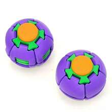 1pc (Random Color) 3D Press & Rotate Stress Relief Gyro Ball, Multi-Color Gear Fidget Toy, Sensory Anxiety Relief Toy For Office Adults Focus Improvement, Pocket-Sized Pressure Release Desktop Toy Gift, 360° Rotating Press Gear Gyro Toy, Quiet Sensory Stress Relief Toy For Office Focus And Tension Habit Relief, Multi-Color Options Interactive Rotating Gyro Ball - Multicolor - View 11