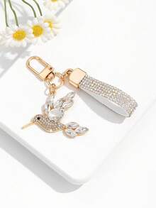 1pc Fashionable European And American Luxury High-End Exquisite Creative Versatile Bird Hummingbird Keychain Bag Pendant Accessory, Suitable For Women's Car Key Bag Pendant Accessory And Holiday Gift - Multicolor - View 10