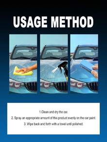 Coating Agent Car Paint Restoration Brightening Multi-Functional Car Dust-Proof Cleaning Coating Agent, It Can Keep Your Car Clean, Shiny, And Maintain Its Original Gloss For A Longer Period. New And Old Models Shipped Randomly - Liquid - View 6