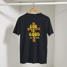 Men T-Shirts - 黑色 - 查看 5