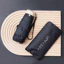 Compact Black Vinyl Sun Protection Capsule Folding Umbrella, Essential For Students And Outdoor Use - Jinbing Capsules - View 11