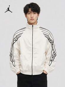 Nike Authentic JORDAN Men's Stand Collar Loose Casual Jacket DX5789-030 - DX5789-030 - View 1